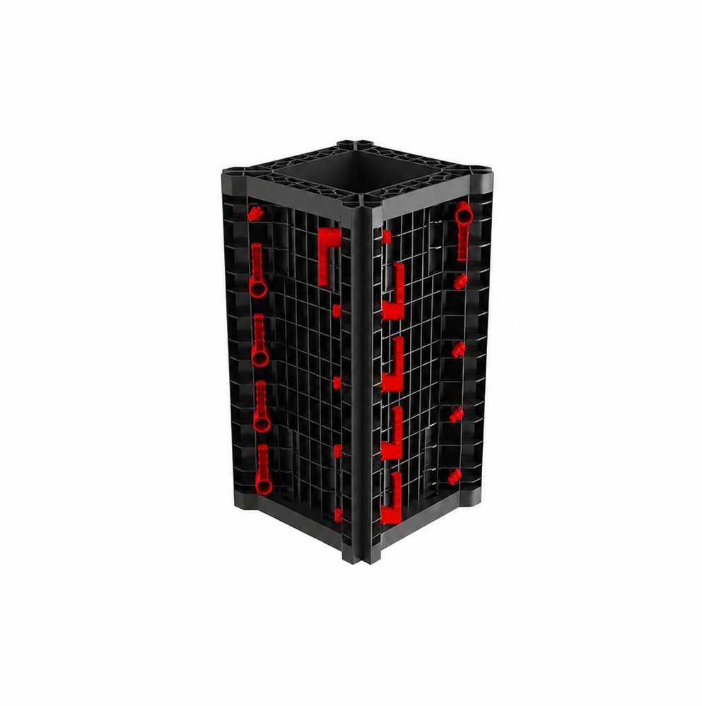 Plastic  formwork for column